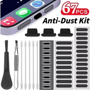 Universal Staub Stecker Handy Lautsprecher Anti Staub Netz Aufkleber - Bild 1 von 11