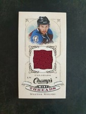 2008-09 Upper Deck Champ's Mini Threads #CTWW Wojtek Wolski 