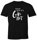 Męski t-shirt Nach me the Ginflut Gin Gin-Deit Zabawna koszulka Koszulka imprezowa