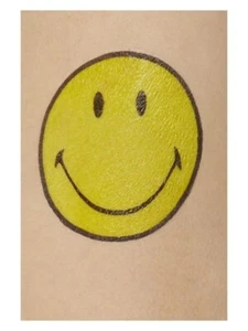 Unisex Smiley Transfer Tattoos - Picture 1 of 1