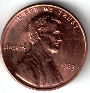 USA - 1983P - Lincoln - Memorial - Copper Zinc - Low Mintage & Crisp - #19036 - Picture 1 of 2
