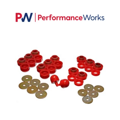 Juego de montaje de carrocería Energy Suspension 2.4107R Wrangler para 97-06 Jeep TJ y Wrangler Foto 1 de 4