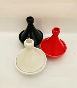 Small Moroccan Ceramic Tagine Decor Shaped Spice Dish Storage Mini Tajine Home