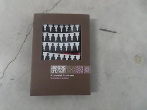 eusamex Images d'Orient Essstäbchen/Messerauflage 4 Stück Mosaik weiß/schwarz - Bild 1 von 2