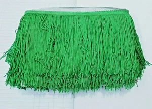 1m 15cm drop Tassel Fringe / Fringing Trim lace trimming Emerald GREEN - Picture 1 of 1