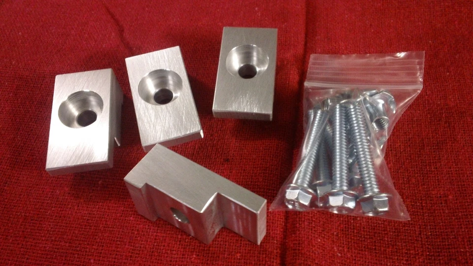 4x Clips de altavoz de pared de sonido de 3/4" de alto para altavoces y herrajes de borde de 1/2" Foto 1 de 1