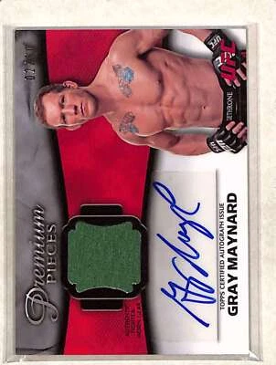 2013 Topps Premium Pieces #APP-GRM Gray Maynard Worn Gear Relic AUTO /50 EX - Image 1 of 2