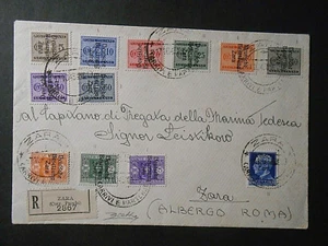 GERMANIA,GERMANY REICH 1943 ZARA Segnatasse ITALIA SVR 11V.Cpl set lettera BPP - Afbeelding 1 van 3