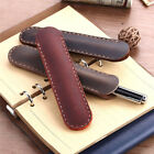Handmade Retro Leather Vintage Pencil Case Holder Pen Bag Sleeve Pouch