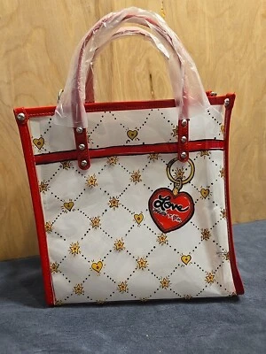 Brighton VIP праздновать пластиковая сумка с короткими ручками и молнии мешок - новый в запечатанной сумке с Ярлыками $35 - Изображение 1 из 4