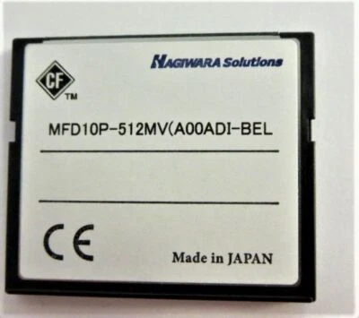 HAGIWARA SOLUTIONS MFD10P-512MV(A00ADI-BEL COMPACT FLASH CARD (LOT OF 4) - Image 1 of 3