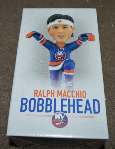 NIB New York Islanders Ralph Macchio Karate Kid SGA Bobblehead Cobra Kai Cover