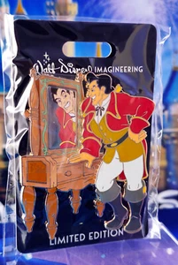 Disney WDI Pin - Vanities Gaston - LE 300 Die Schöne und das Biest Bösewicht - Bild 1 von 2
