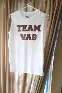 TEAM VAG Sleeveless Workout Shirt Small - Picture 1 of 1