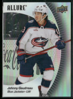 2023-24 Allure Black Rainbow  #43 Johnny Gaudreau Columbus Blue Jackets - Image 1 of 2
