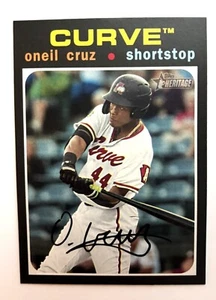 2020 TOPPS HERITAGE MINOR LEAGUE ONEIL CRUZ ROOKIE CURVE #119 - Picture 1 of 1
