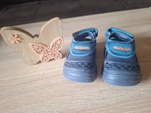 Halbschuhe Schuhe Clogs Mädchen Junge Unisex Gr. 20 blau Elefanten - Bild 1 von 8