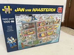 Jumbo Jan Van Haasteren - Cruise Ship - 1000 Piece Comic JVH Puzzle COMPLETE - Picture 1 of 6