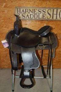 16" GW CRATE GAITED WALKING HORSE SADDLE MADE IN BRYANT ALABAMA - Picture 1 of 9