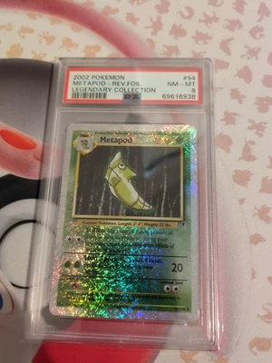 Pokemon Legendary Collection Reverse Holo Foil Metapod 54/110 PSA 8 - Image 1 of 4