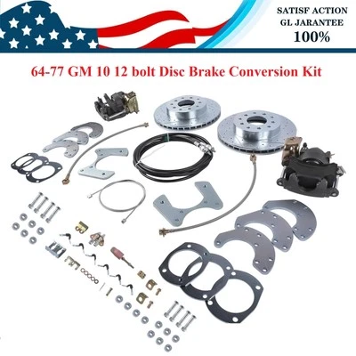 Kit de conversión de freno de disco trasero atornillable para Chevy El Camino Chevelle de 10 y 12 pernos Foto 1 de 4