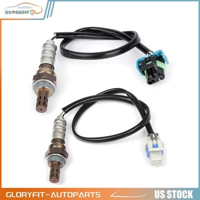 Датчик кислорода 2 шт. для 2007 GMC Sierra 3500 HD 6,0 л восходящий нисходящий 02 O2 - Изображение 1 из 4