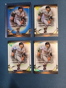 2022 Topps Triple Threads - Javier Báez #49, 4 Card Lot, 3 Base And 1 Serial /25 - Picture 1 of 7