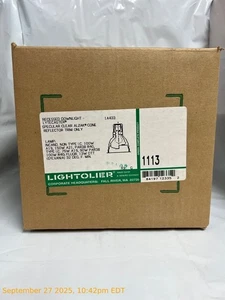 Lightolier 1113 Lytecaster Specular Clear Alzak Cone Reflector Trim Only - Picture 1 of 2