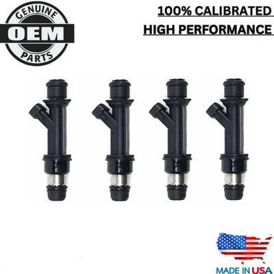 Оригинальный набор из 4 топливных форсунок Delphi подходит для Suzuki Florenza Reno 2,0 л 04–05 годов выпуска 25332290 - Изображение 1 из 4