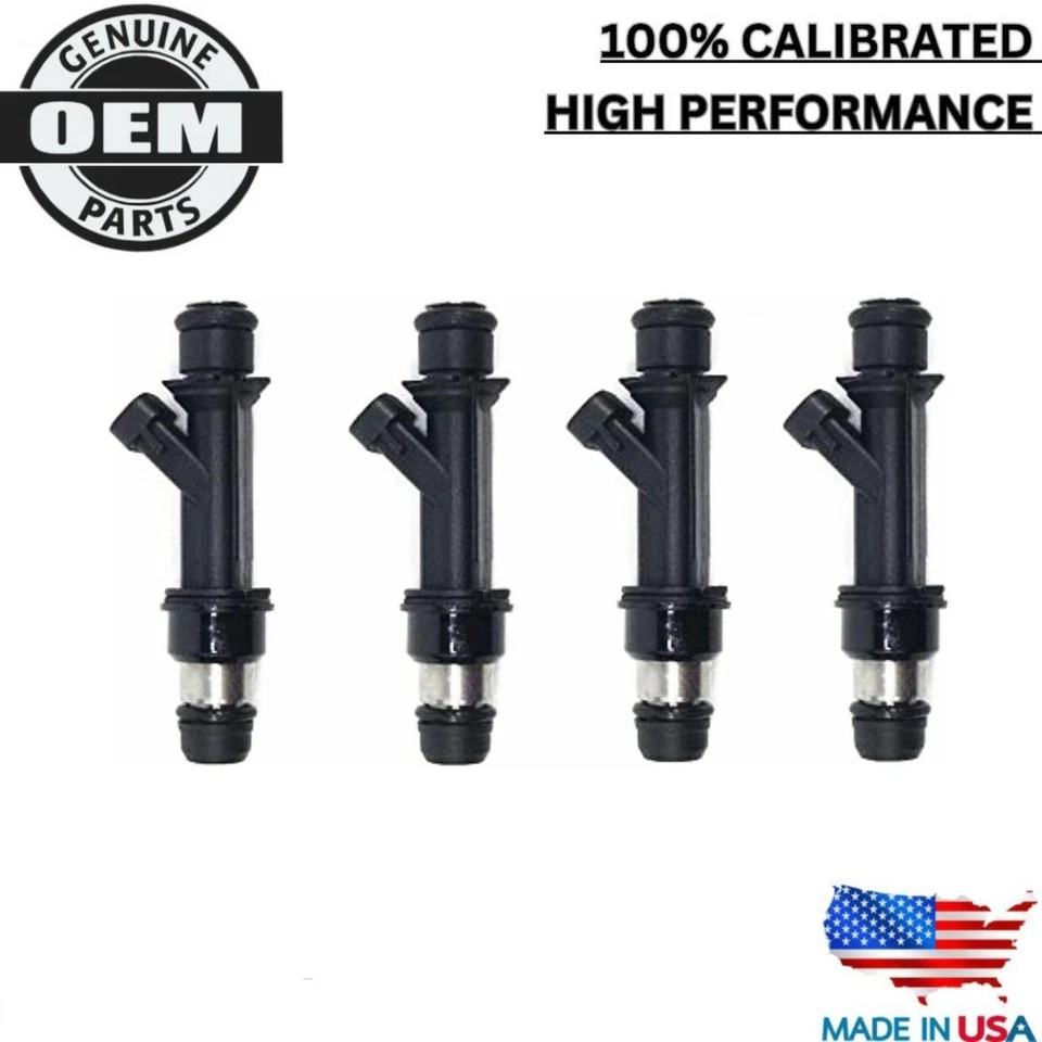 Оригинальный набор из 4 топливных форсунок Delphi подходит для Suzuki Florenza Reno 2,0 л 04–05 годов выпуска 25332290 - Изображение 1 из 4