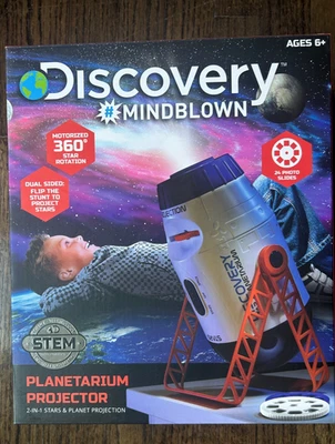 DISCOVERY STEM #MINDBLOWN 2-In-1  Planetarium Space Projector 360 Degree NEW - Image 1 of 4
