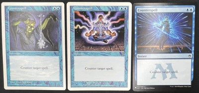 3x Counterspells MTG Masters, 7th, 5th Editions  LP - Image 1 of 4
