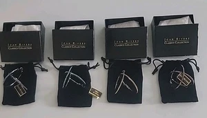 2008 Joan Rivers QVC Strass dünne Creolen Menge 4/NEU - Bild 1 von 24