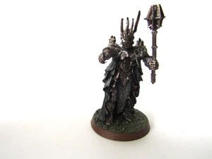 A8 WARHAMMER LOTR / MIDDLE EARTH SAURON PAINTED METAL MODEL - Picture 1 of 4