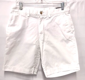 Polo Ralph Lauren Golf Herren Größe 31 cremeweiß klassische Passform flache Vorderseite Shorts - Bild 1 von 8
