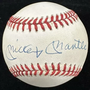 Baseball firmato Mickey Mantle OAL PSA/DNA LOA - Foto 1 di 4