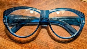 Vintage Personal Optics Eyeglasses Blue Women - Picture 1 of 7