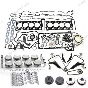 N63 4.4L Engine Overhaul Rebuild Kit & Timing Chain Kit w/ VVT Adjuster For BMW - Picture 1 of 16