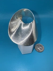 Vintage Modernist Mobius Large Pin Brooch Sterling Silver Mexico 925 - Picture 1 of 8