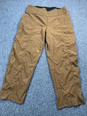 Prana Pants Joggers Womens Medium Brown Tapered Leg Pull On Drawstring - Image 1 of 4