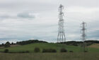 Photo 6X4 Pylons In The Landscape Boundary/Sj9842  C2007