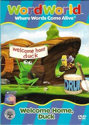 Wordworld Where Words Come Alive DVD Welcome Home Duck Race To The Spaceship - Image 1 of 4