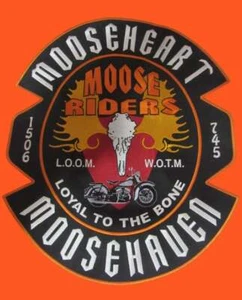Toppa giacca moto XL Moose Lodge Moose Riders anni 90 - Foto 1 di 1