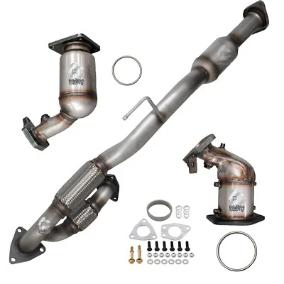 For 2013-2019 Nissan Pathfinder 3.5L All 3 Catalytic Converter with Flex Y-pipe - Image 1 of 4