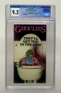 Ghoulies VHS (1985) | CGC 9.2 A+ Sealed | Slipcase 1990 | Video Treasures - Picture 1 of 5