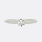 Tiffany & Co. 0.20 Carat Diamond Engagement Ring Platinum 