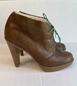 棕色及踝靴女| eBay