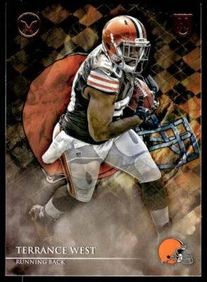 2014 Topps Valor 115 Terrance West Cleveland Browns RC Football Card - Image 1 of 2