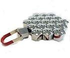 19Mm Chrome Wheel Nut Covers With Removal Tool Fits Ford Edge (Et)