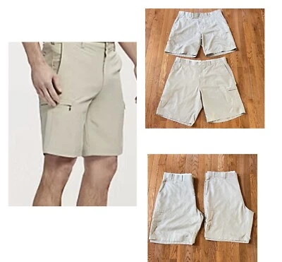 Pantalones Cortos de Golf Top Flite Para Hombres Caqui Carga 40 Perfomance Atléticos Frente Plano Informales Foto 1 de 4